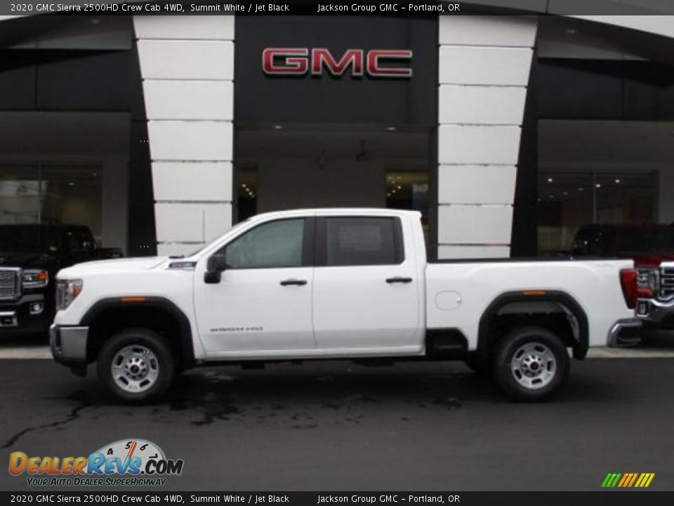 2020 GMC Sierra 2500HD Crew Cab 4WD Summit White / Jet Black Photo #2