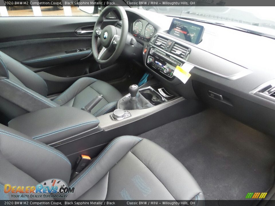 Black Interior - 2020 BMW M2 Competition Coupe Photo #3