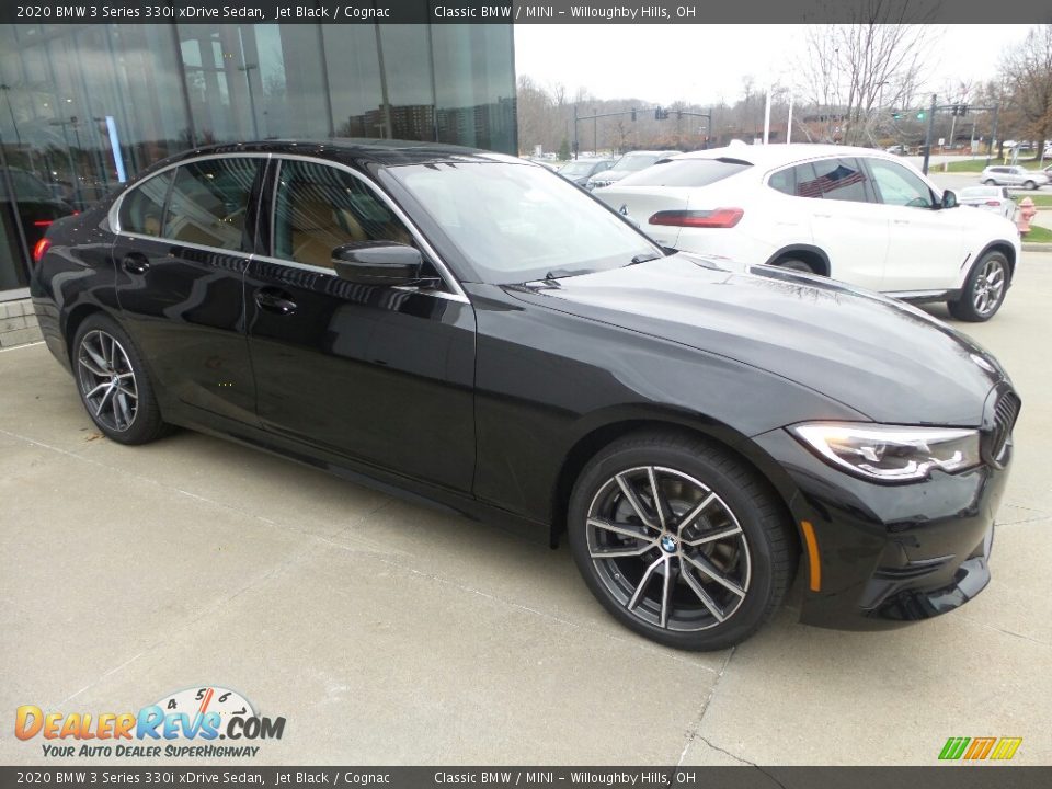 2020 BMW 3 Series 330i xDrive Sedan Jet Black / Cognac Photo #1