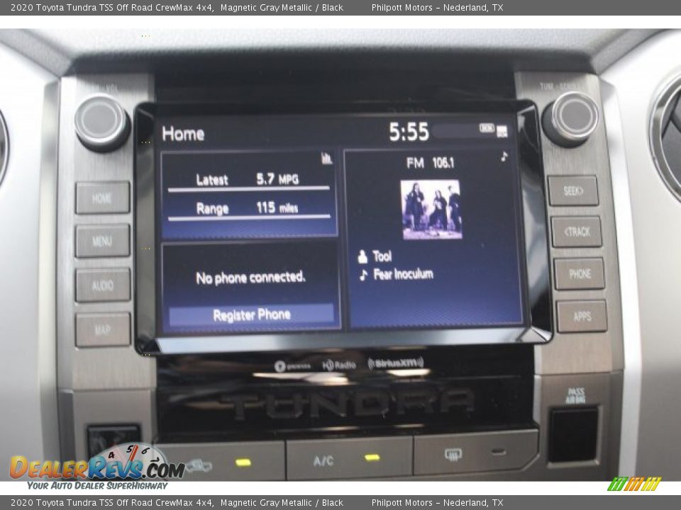 2020 Toyota Tundra TSS Off Road CrewMax 4x4 Magnetic Gray Metallic / Black Photo #19
