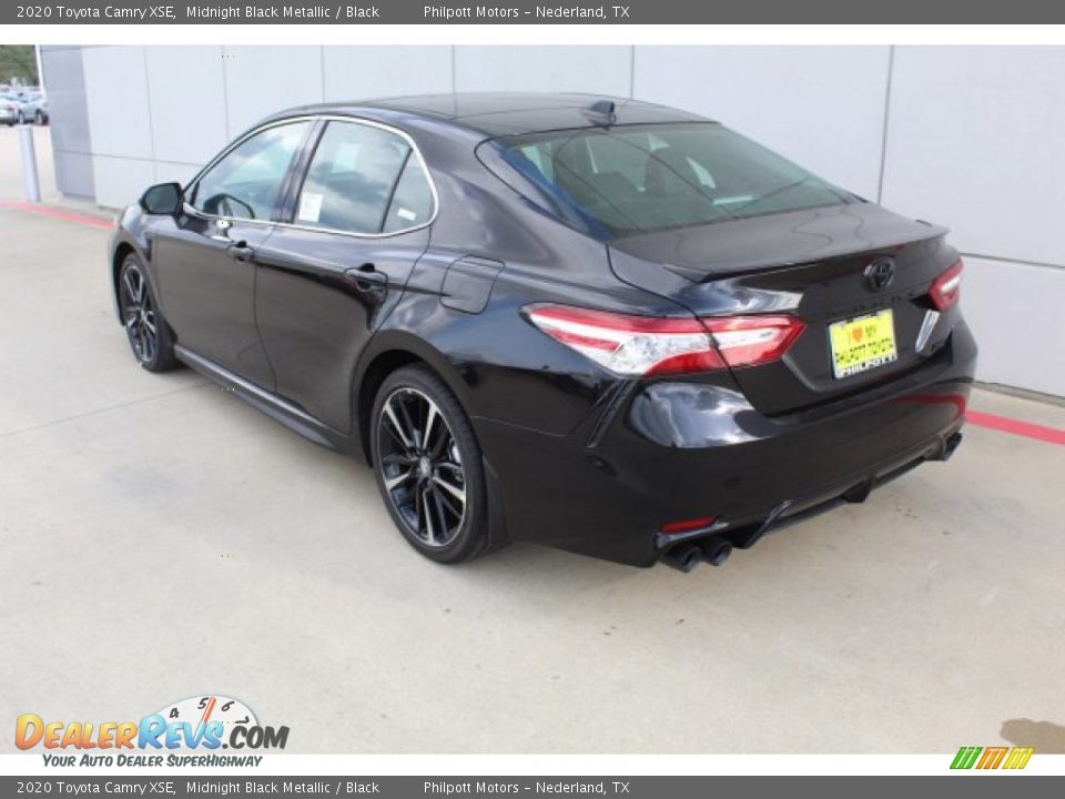 2020 Toyota Camry XSE Midnight Black Metallic / Black Photo #6