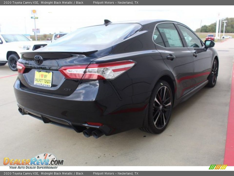 2020 Toyota Camry XSE Midnight Black Metallic / Black Photo #8