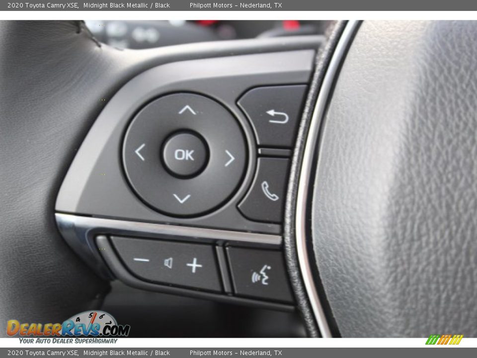 2020 Toyota Camry XSE Midnight Black Metallic / Black Photo #12