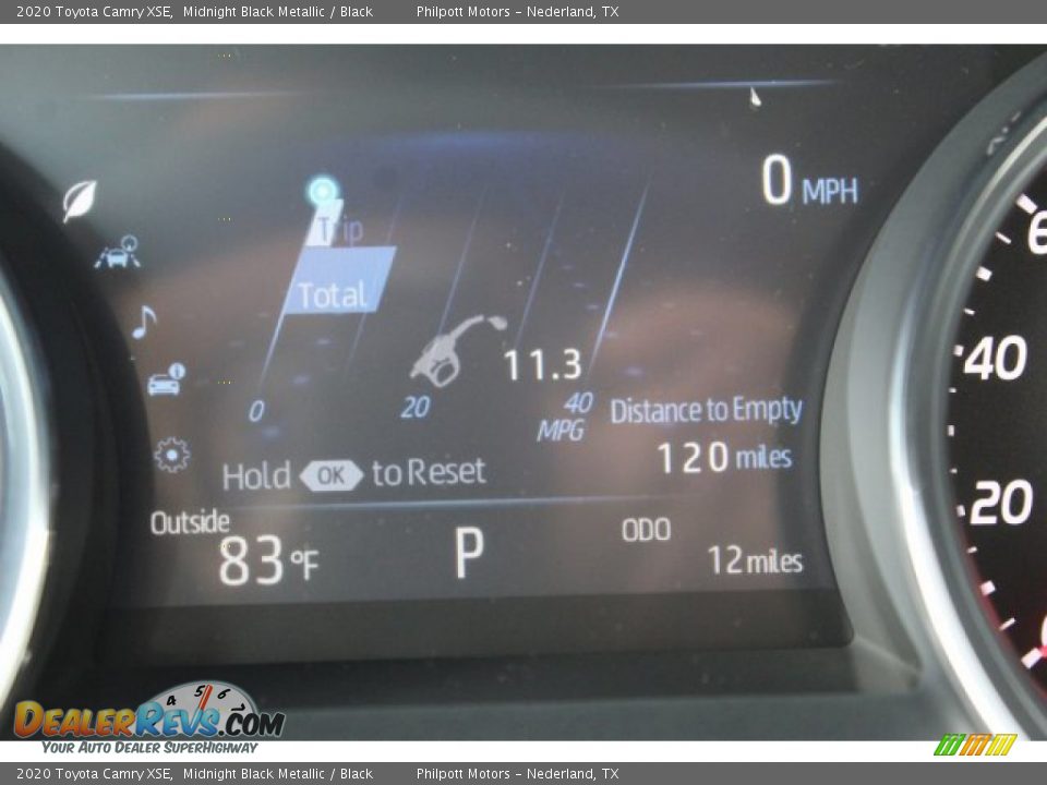 2020 Toyota Camry XSE Midnight Black Metallic / Black Photo #15