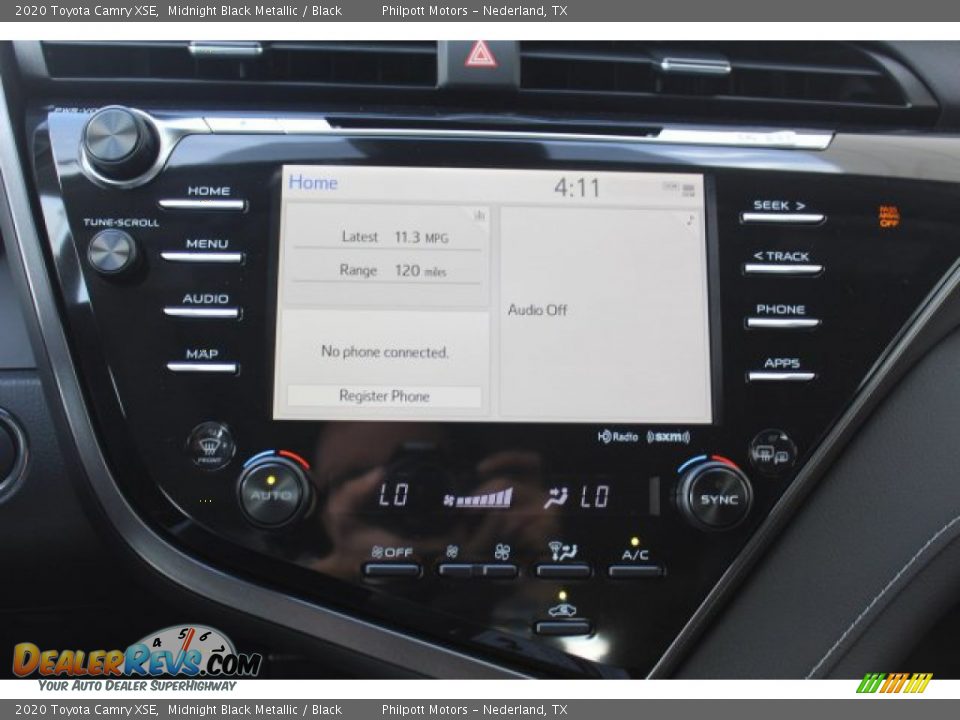 2020 Toyota Camry XSE Midnight Black Metallic / Black Photo #17