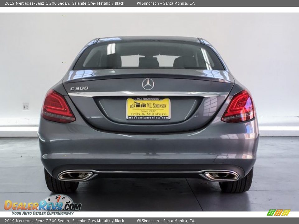 2019 Mercedes-Benz C 300 Sedan Selenite Grey Metallic / Black Photo #3