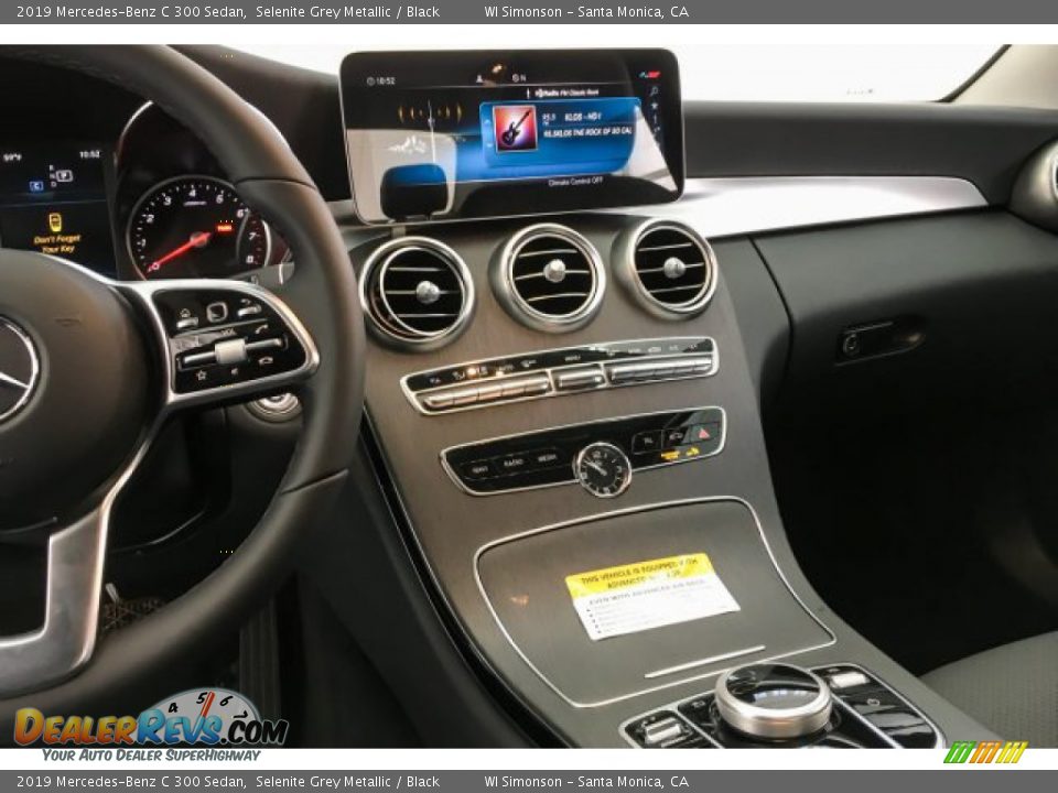 2019 Mercedes-Benz C 300 Sedan Selenite Grey Metallic / Black Photo #6