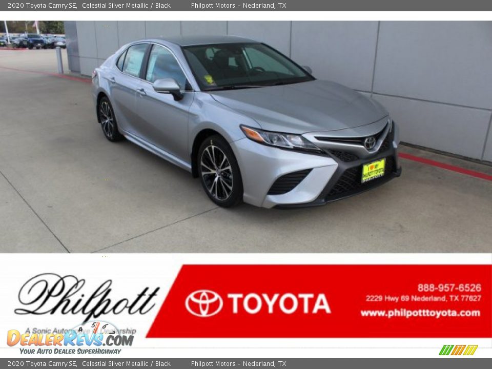 2020 Toyota Camry SE Celestial Silver Metallic / Black Photo #1