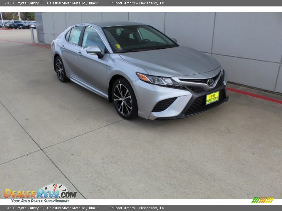 2020 Toyota Camry SE Celestial Silver Metallic / Black Photo #2