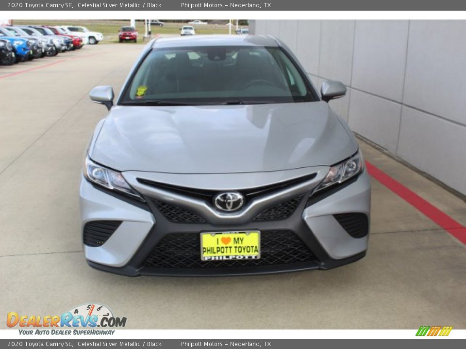 2020 Toyota Camry SE Celestial Silver Metallic / Black Photo #3