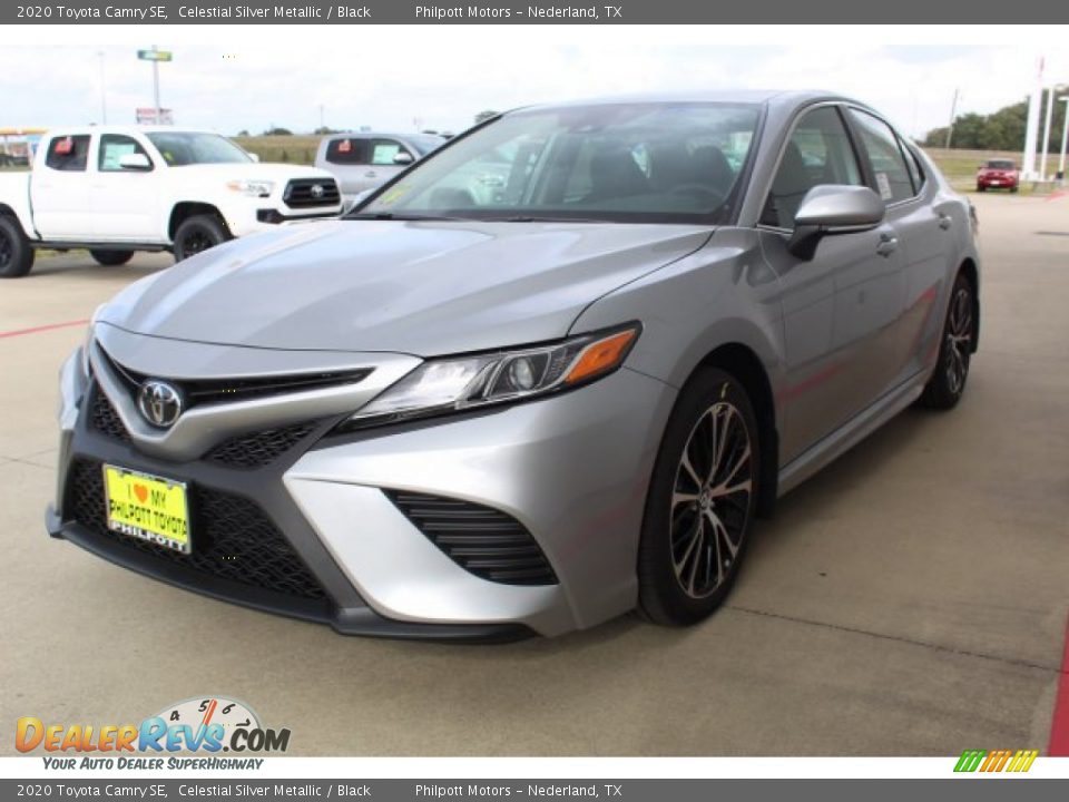 2020 Toyota Camry SE Celestial Silver Metallic / Black Photo #4