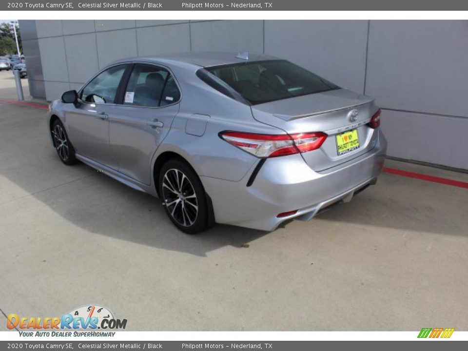 2020 Toyota Camry SE Celestial Silver Metallic / Black Photo #6