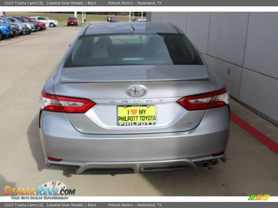 2020 Toyota Camry SE Celestial Silver Metallic / Black Photo #7