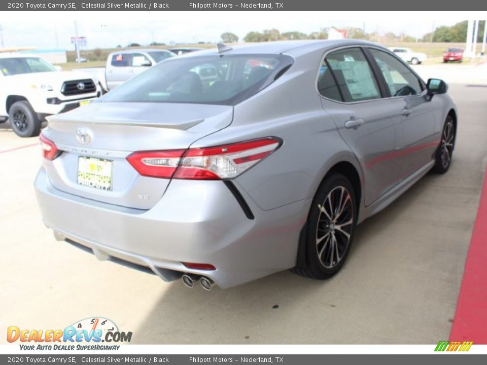 2020 Toyota Camry SE Celestial Silver Metallic / Black Photo #8