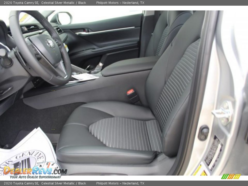 2020 Toyota Camry SE Celestial Silver Metallic / Black Photo #10