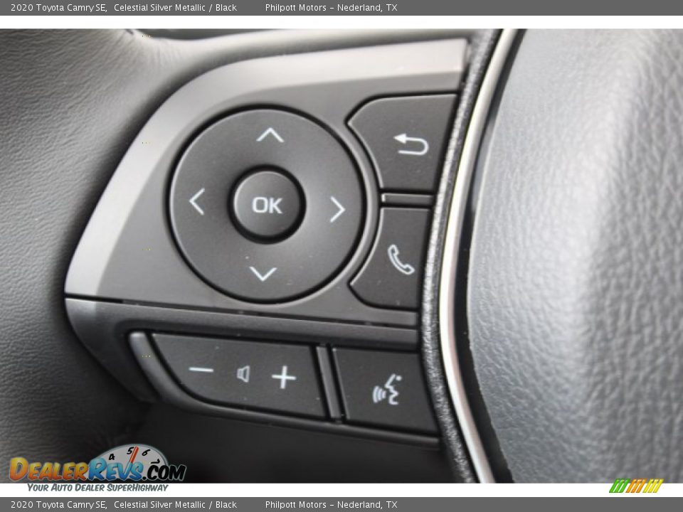 2020 Toyota Camry SE Celestial Silver Metallic / Black Photo #12