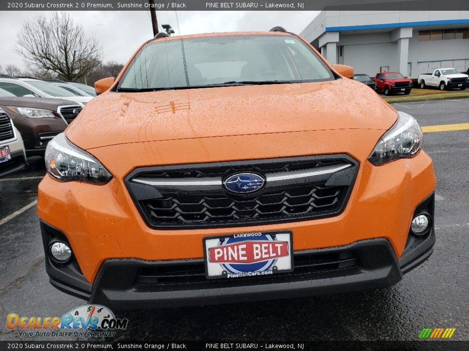 2020 Subaru Crosstrek 2.0 Premium Sunshine Orange / Black Photo #2