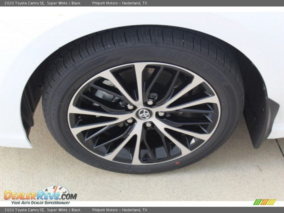 2020 Toyota Camry SE Super White / Black Photo #5