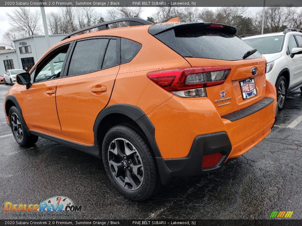 2020 Subaru Crosstrek 2.0 Premium Sunshine Orange / Black Photo #4