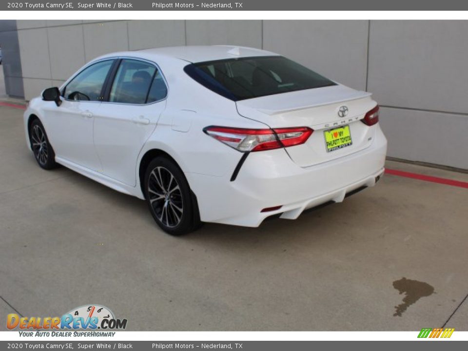 2020 Toyota Camry SE Super White / Black Photo #6