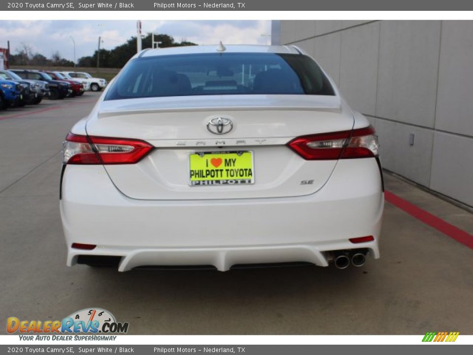 2020 Toyota Camry SE Super White / Black Photo #7