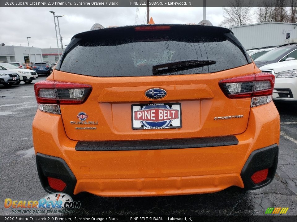 2020 Subaru Crosstrek 2.0 Premium Sunshine Orange / Black Photo #5