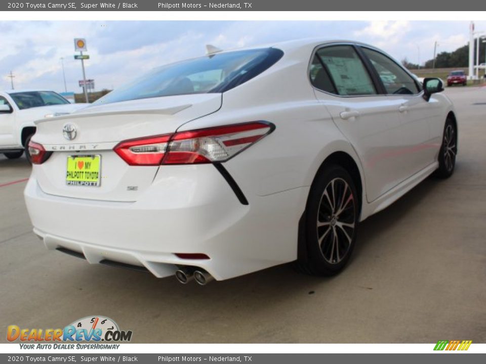 2020 Toyota Camry SE Super White / Black Photo #8