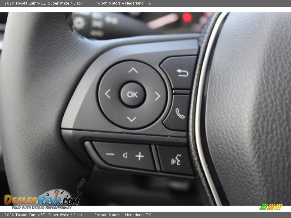 2020 Toyota Camry SE Super White / Black Photo #12