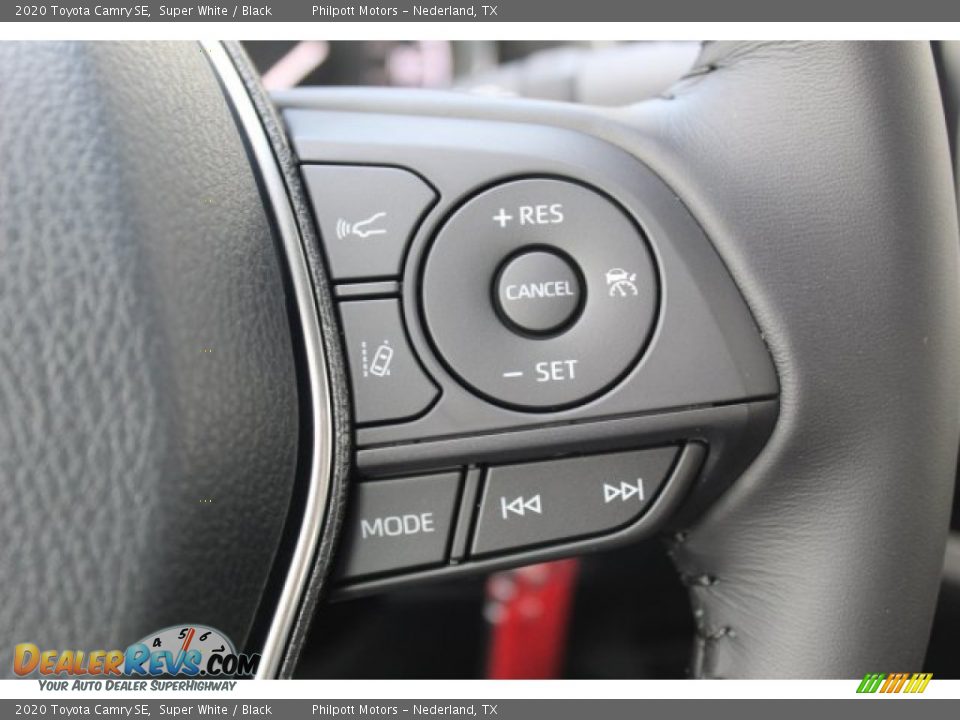 2020 Toyota Camry SE Super White / Black Photo #13