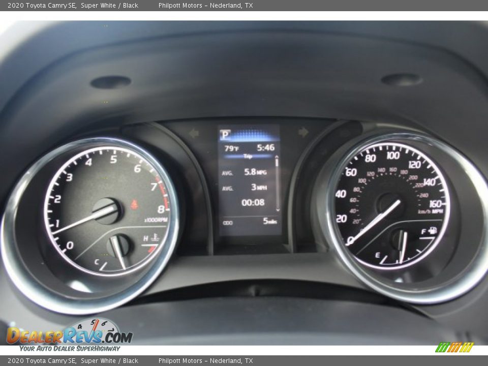 2020 Toyota Camry SE Super White / Black Photo #14