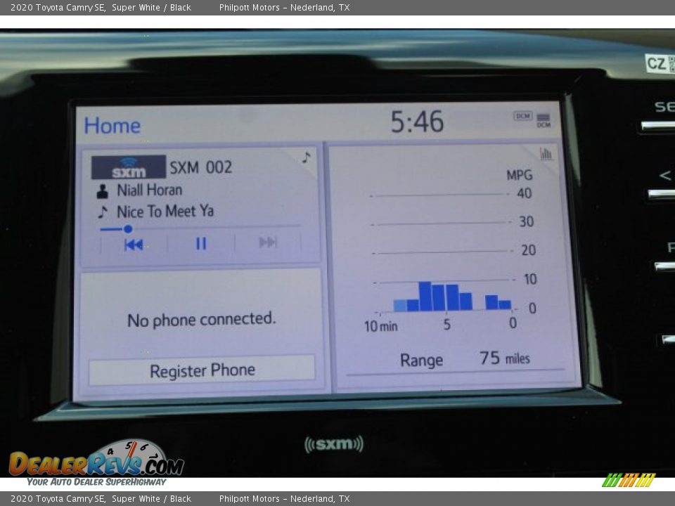 2020 Toyota Camry SE Super White / Black Photo #16