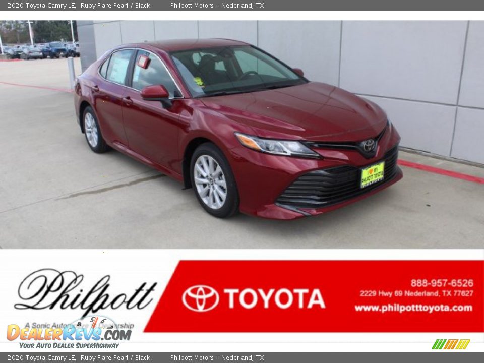 2020 Toyota Camry LE Ruby Flare Pearl / Black Photo #1