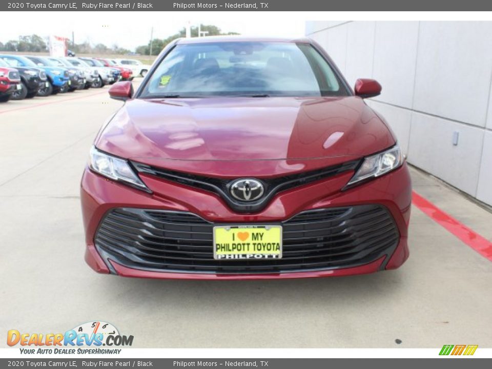 2020 Toyota Camry LE Ruby Flare Pearl / Black Photo #3
