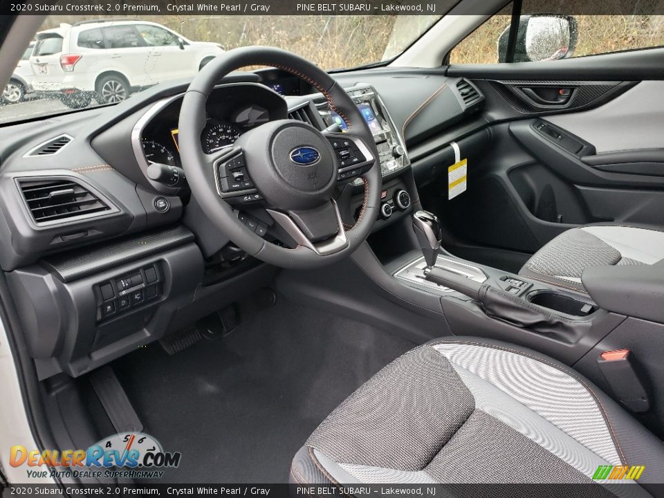 2020 Subaru Crosstrek 2.0 Premium Crystal White Pearl / Gray Photo #7