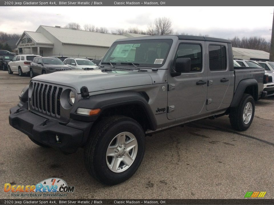 2020 Jeep Gladiator Sport 4x4 Billet Silver Metallic / Black Photo #5