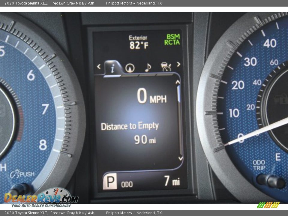 2020 Toyota Sienna XLE Predawn Gray Mica / Ash Photo #15