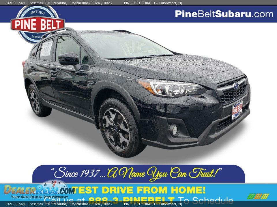 2020 Subaru Crosstrek 2.0 Premium Crystal Black Silica / Black Photo #1