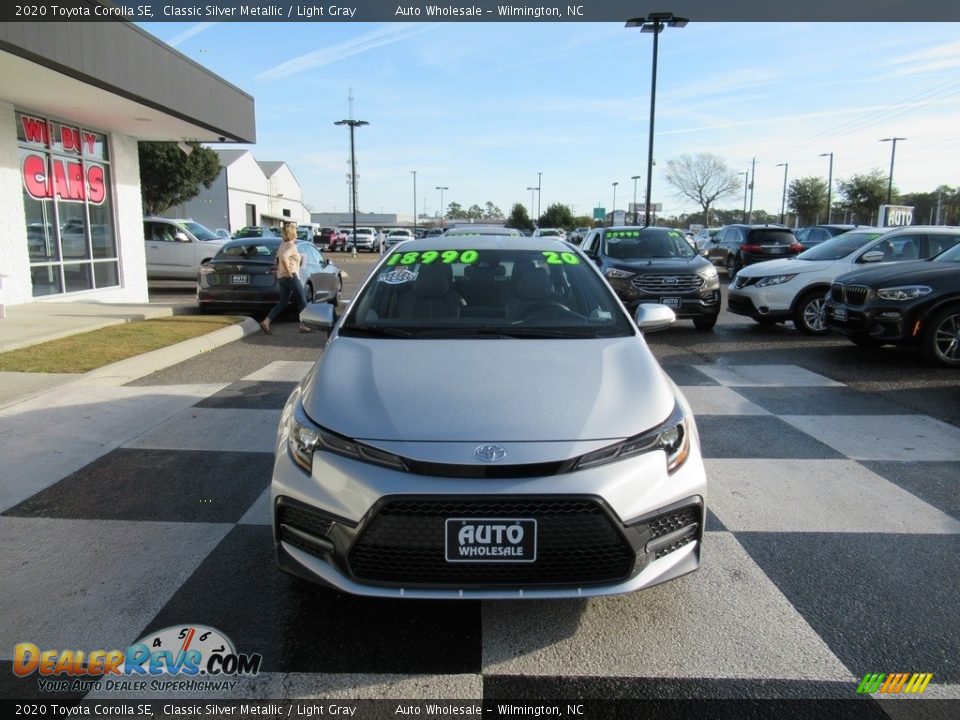 2020 Toyota Corolla SE Classic Silver Metallic / Light Gray Photo #2