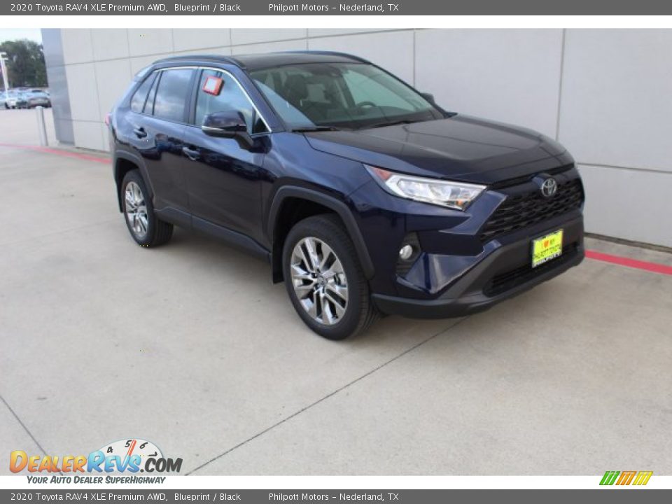 2020 Toyota RAV4 XLE Premium AWD Blueprint / Black Photo #2