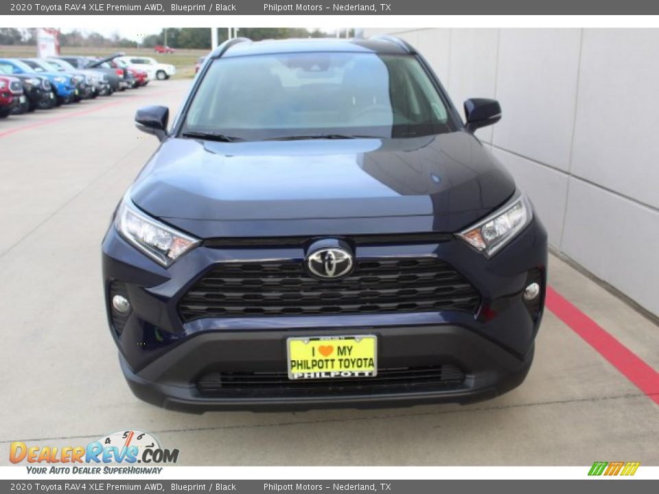 2020 Toyota RAV4 XLE Premium AWD Blueprint / Black Photo #3