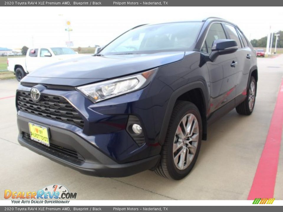 2020 Toyota RAV4 XLE Premium AWD Blueprint / Black Photo #4
