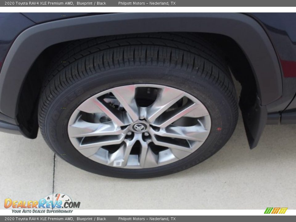 2020 Toyota RAV4 XLE Premium AWD Blueprint / Black Photo #5