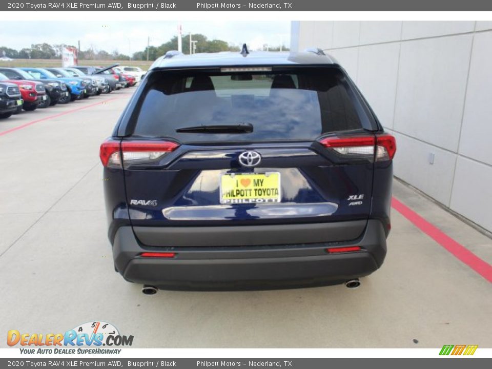 2020 Toyota RAV4 XLE Premium AWD Blueprint / Black Photo #12