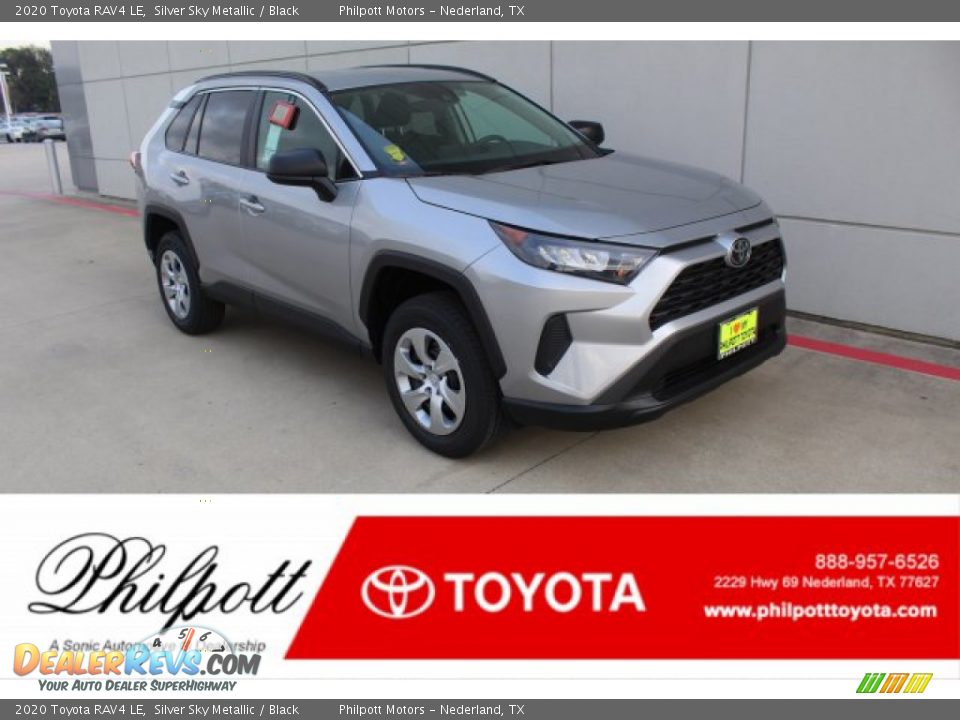 2020 Toyota RAV4 LE Silver Sky Metallic / Black Photo #1