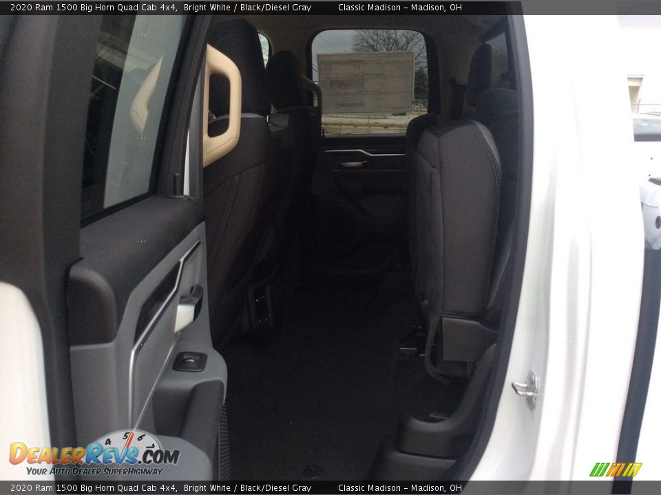 2020 Ram 1500 Big Horn Quad Cab 4x4 Bright White / Black/Diesel Gray Photo #17