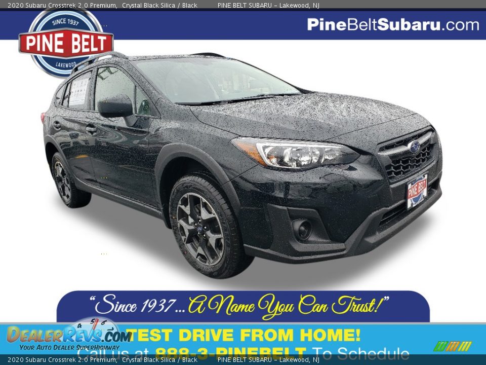 2020 Subaru Crosstrek 2.0 Premium Crystal Black Silica / Black Photo #1