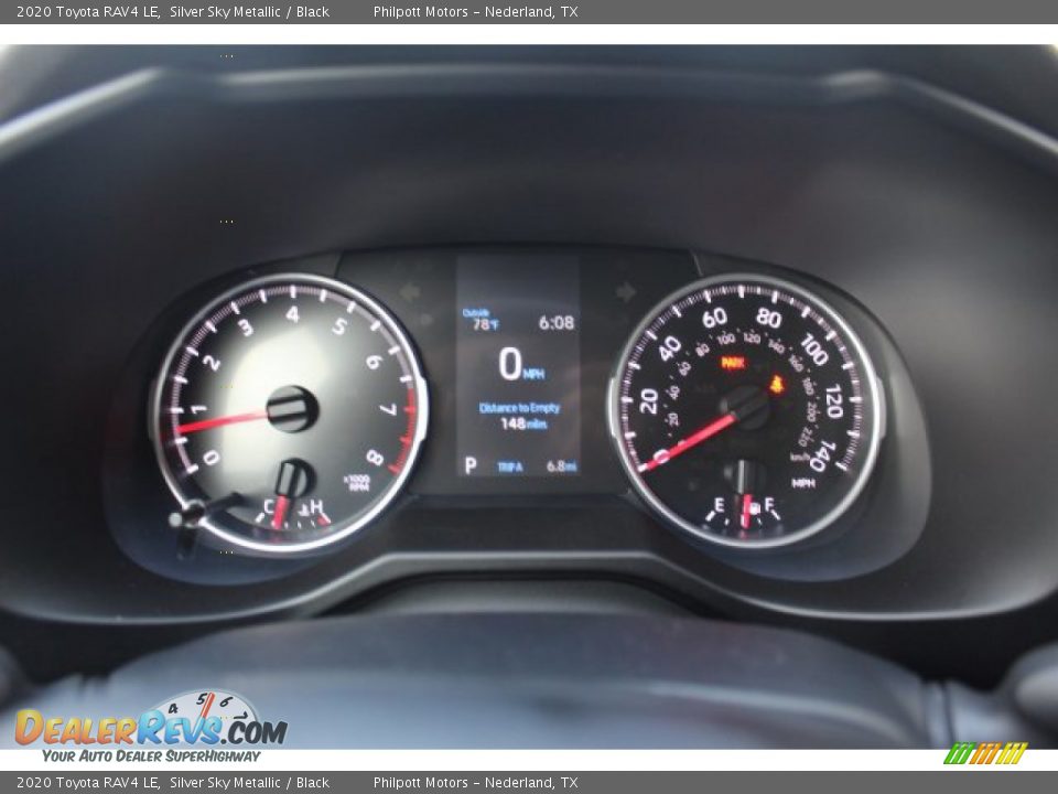2020 Toyota RAV4 LE Silver Sky Metallic / Black Photo #13