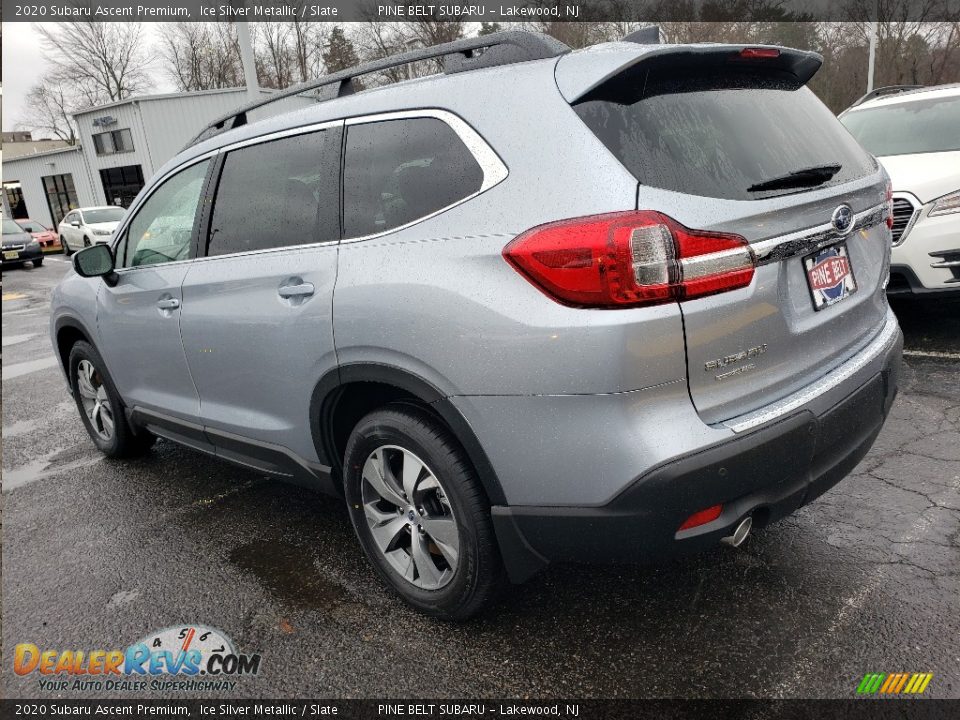 2020 Subaru Ascent Premium Ice Silver Metallic / Slate Photo #4