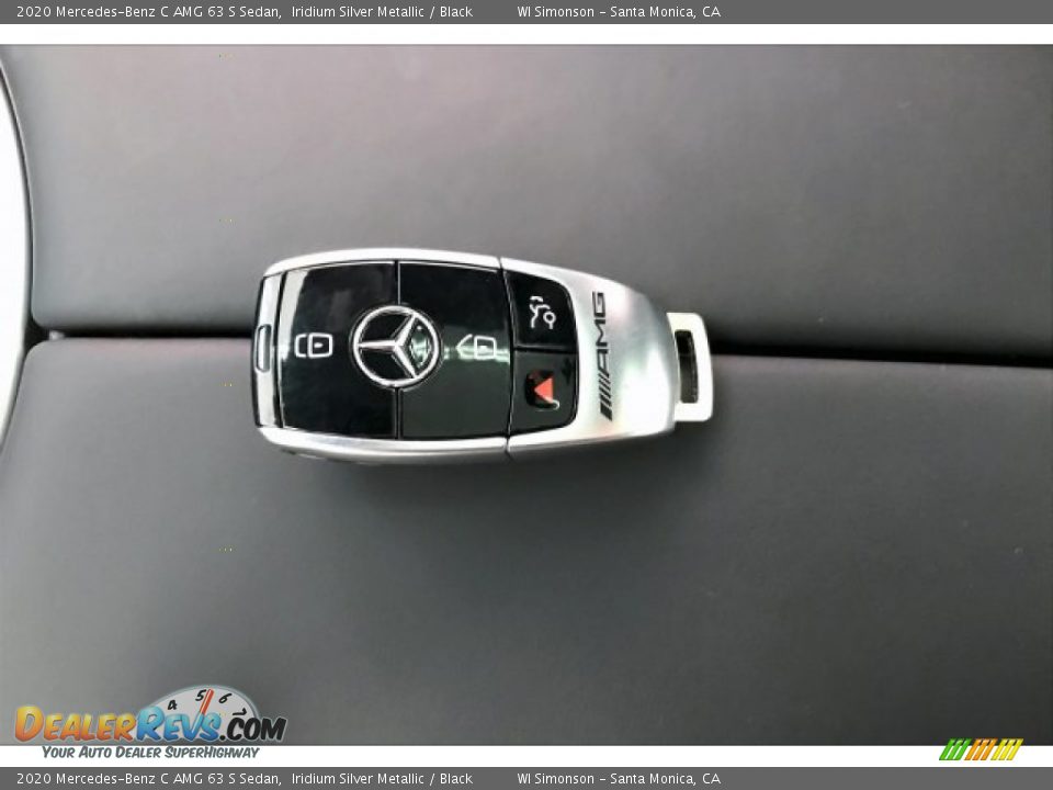 2020 Mercedes-Benz C AMG 63 S Sedan Iridium Silver Metallic / Black Photo #11