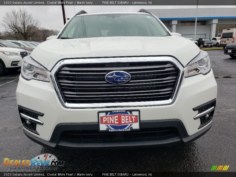 2020 Subaru Ascent Limited Crystal White Pearl / Warm Ivory Photo #2